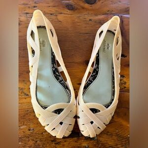 Melissa & Jason Wu jelly flats size US 8